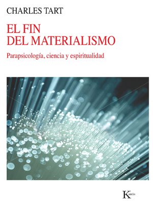 cover image of El fin del materialismo